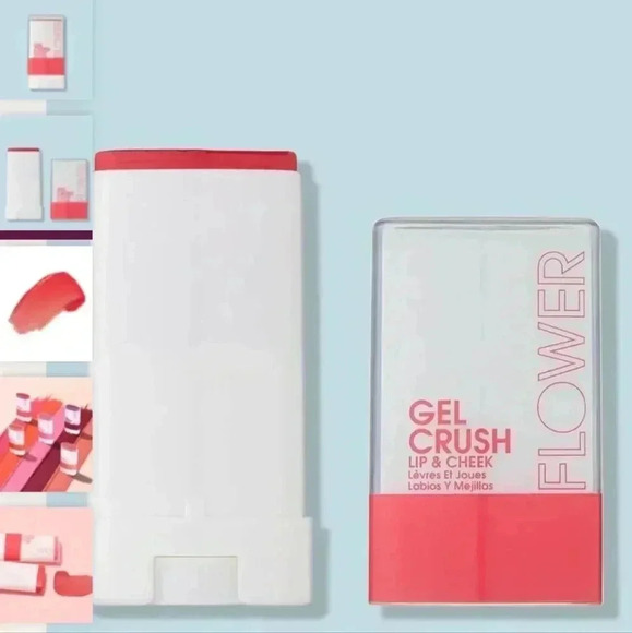 Flower Beauty  By Drew Barrymore Gel Crush Lip & Cheek Raspberry Crush (New) - Picture 2 of 7